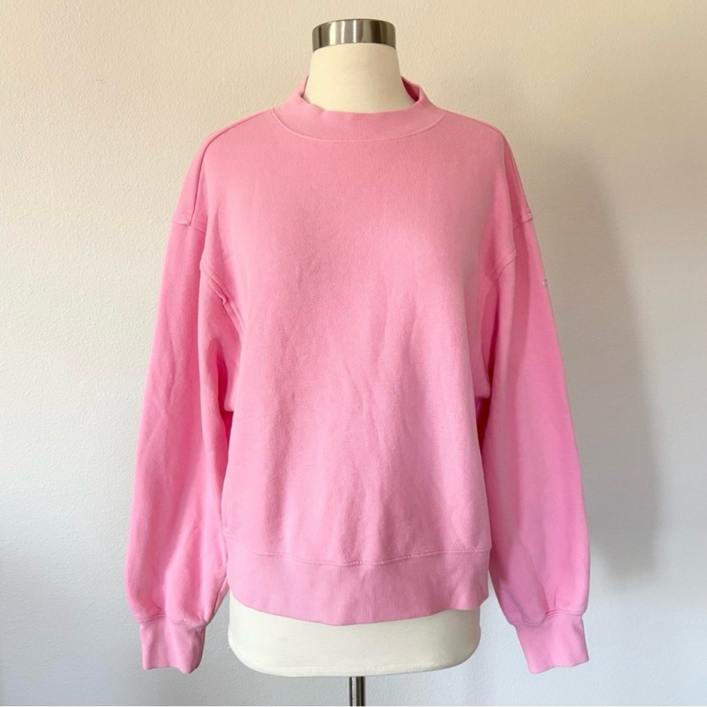*SOLD* ALO Mock Neck Sweater / Bubblegum Pink / Size XS / Pre-Loved